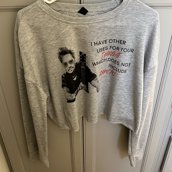 Gray Graphic Sweatshirt - Picture 5 of 11